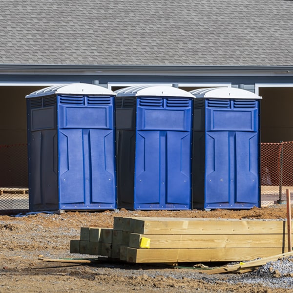 how do you dispose of waste after the portable toilets have been emptied in Shonto Arizona